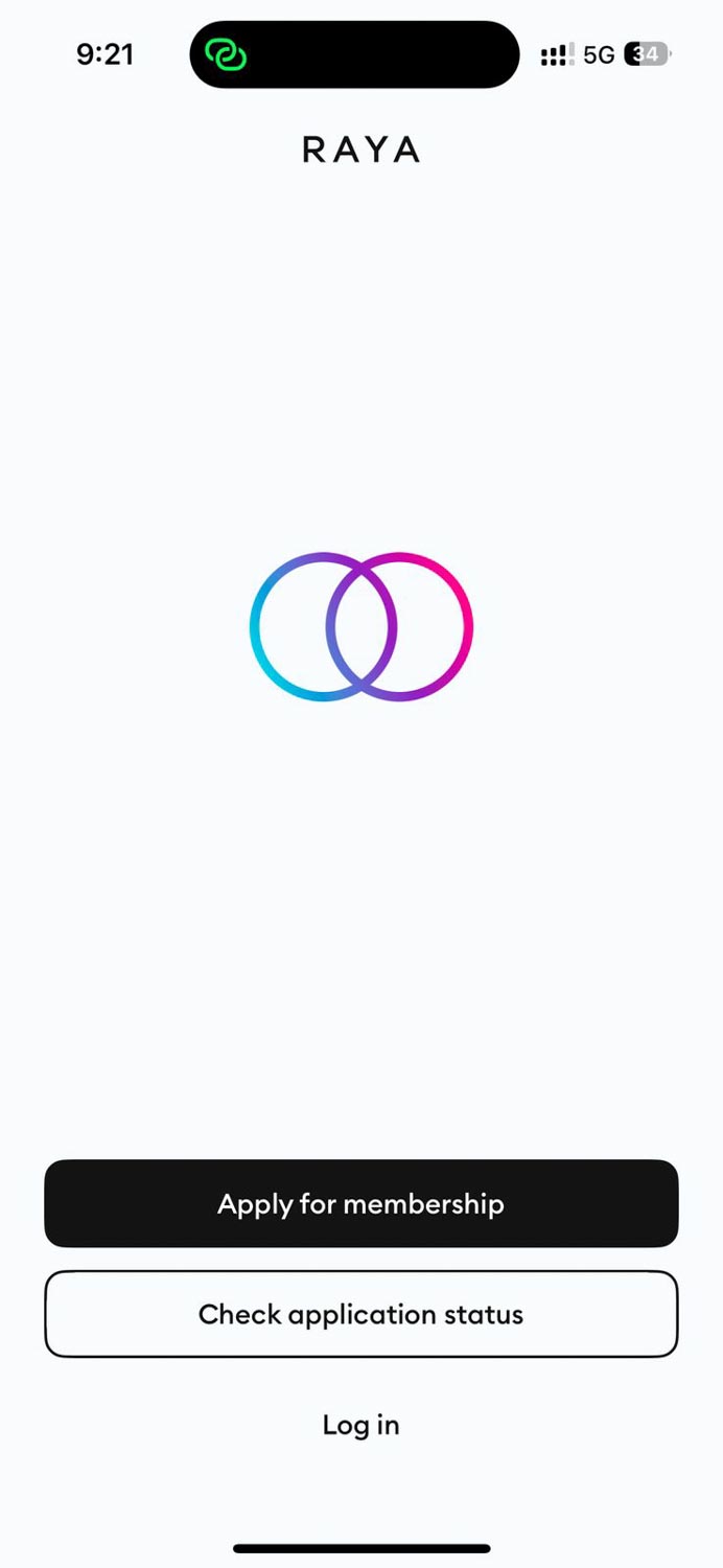 Screenshot of a private queer dating app.